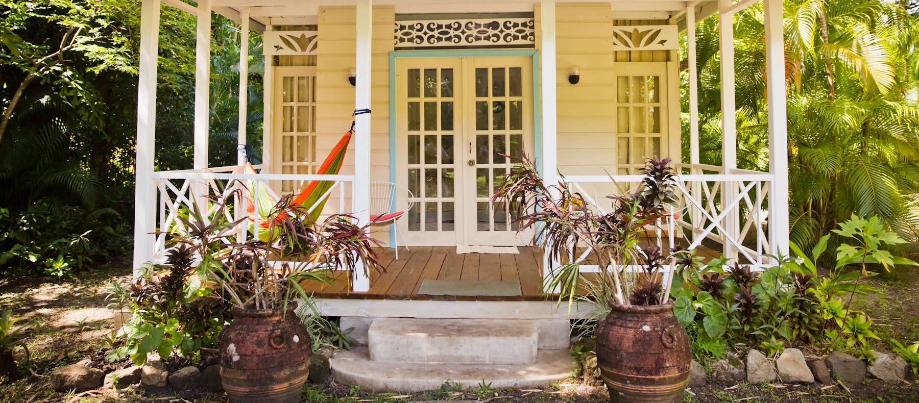 Frangipani Cottage entrance